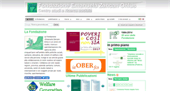 Desktop Screenshot of fondazionezancan.it