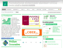 Tablet Screenshot of fondazionezancan.it